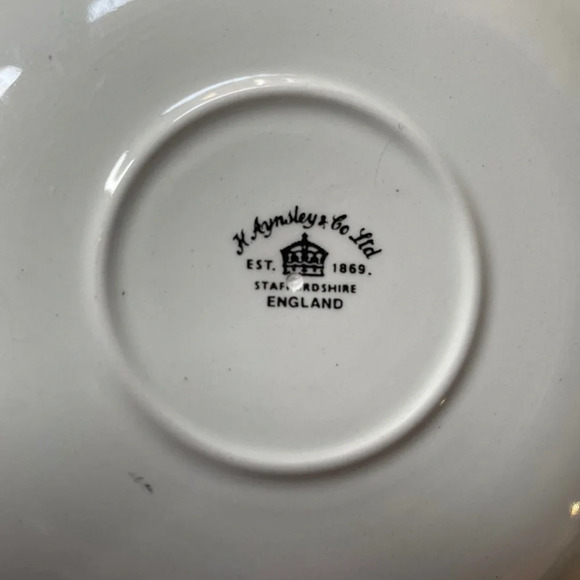 STAFFORDSHIRE TEA CUP AND SAUCER MADE IN ENGLAND - Picture 5 of 7